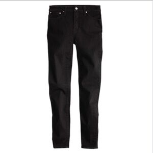 J Crew Black “The Curvy Toothpick” Jeans